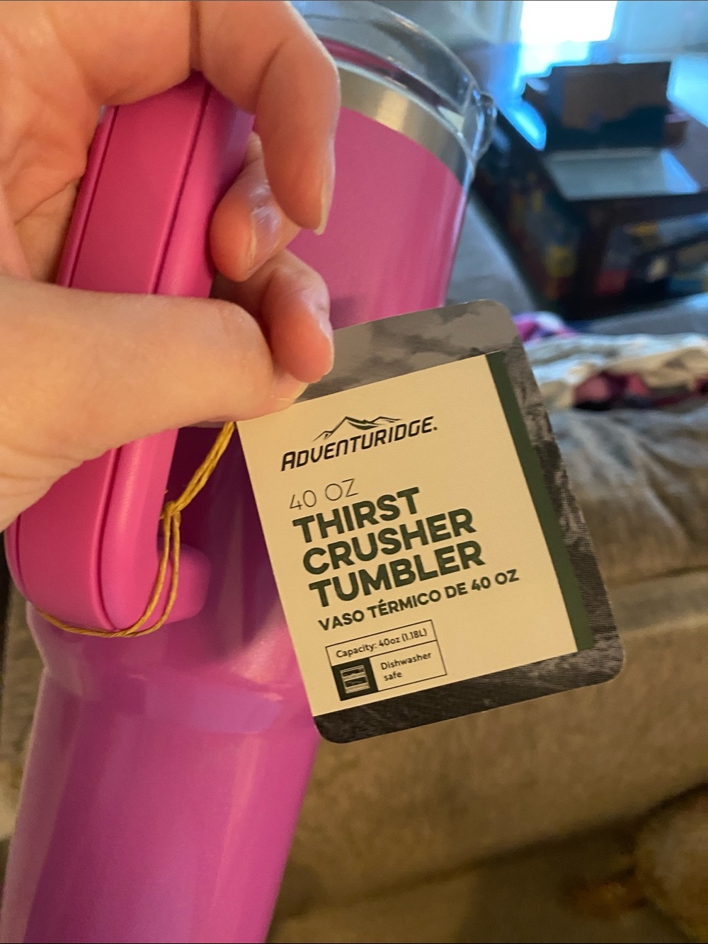 Adventuridge 40 oz Thirst Crusher Tumbler - Bright Pink